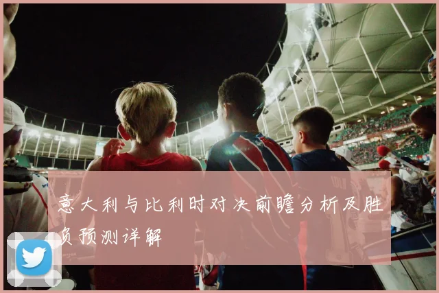 意大利与比利时对决前瞻分析及胜负预测详解